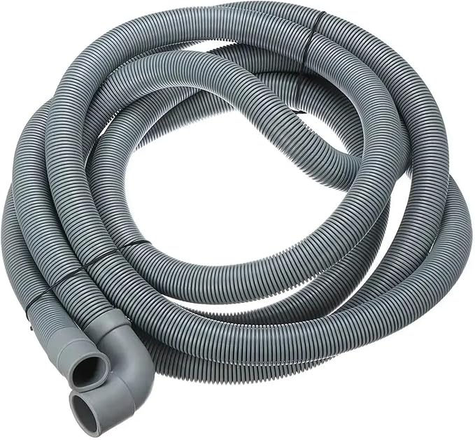 4M Wash Machine Dishwasher Drain Hose Outlet Water Pipe Flexible Extension 22mm - Image 2
