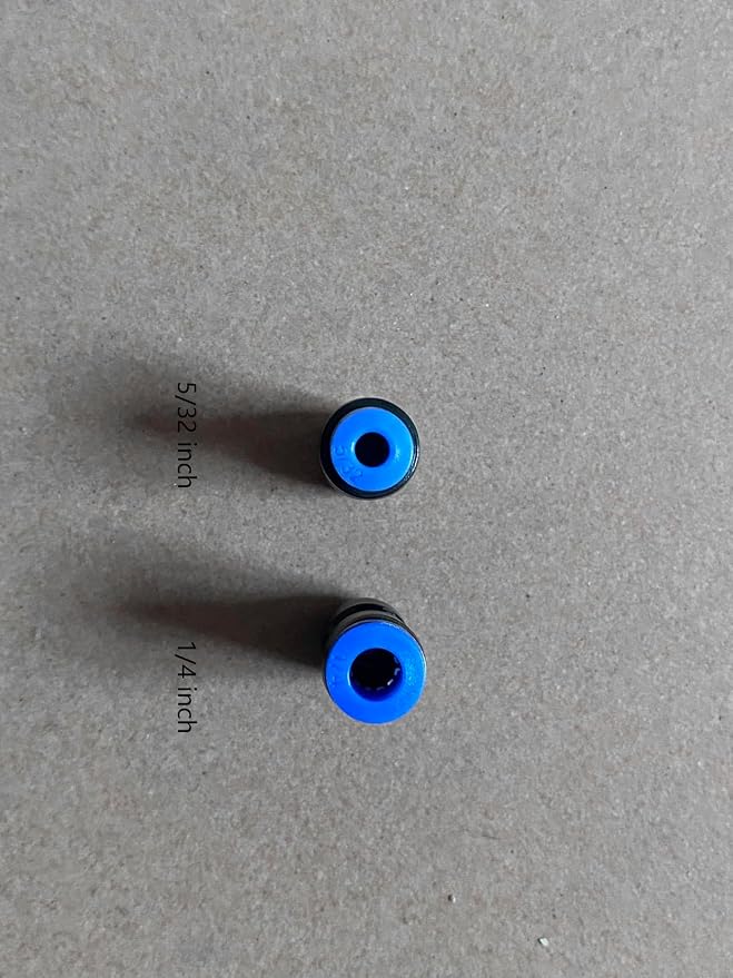1/4" OD x 5/32" OD Pneumatic quick Connector Push to Connect fittings Straight - Image 2