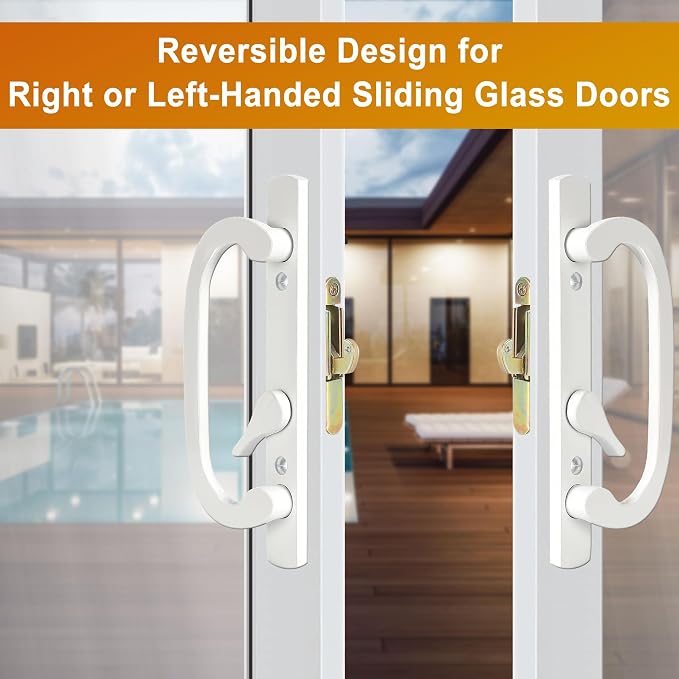 ACEPLANET Offset Position Non-Keyed Sliding Patio Door Handleset - Image 7