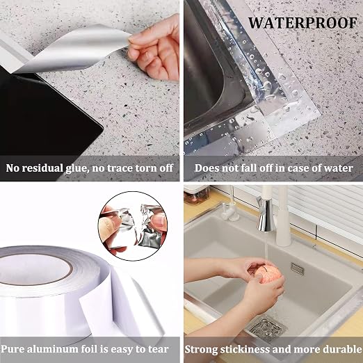 3PCS Aluminum Foil Duct Tapes Heavy Duty, Preminum Insulation Adhesive HVAC - Image 6