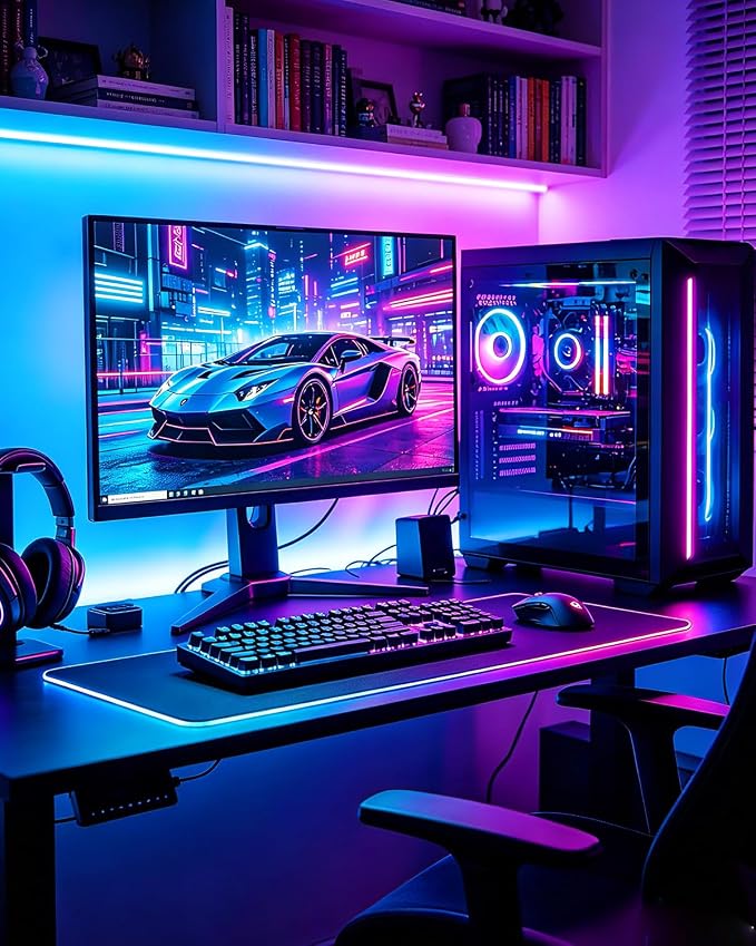 HitLights LED Strip Lights Kit, RGB Color Changing Tape Light Pre-Cut 3FT | UL - Image 7