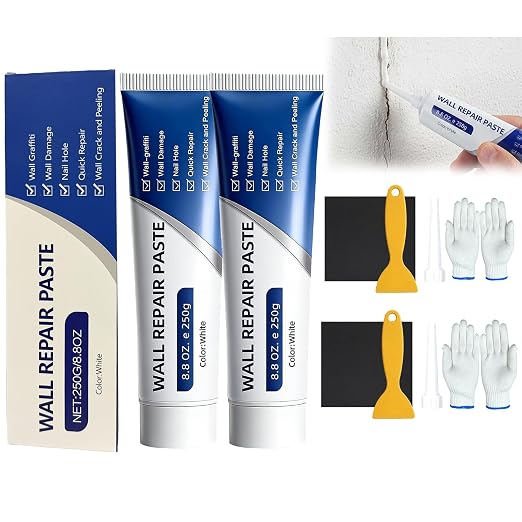 Wall Repair Paste Tube, Drywall Patch Repair Kit, Plaster & Hole Repair | Wall by Unknown