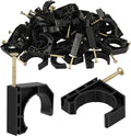 50 Pack Pack 1" Half Clamps J-Hook by PXZBLG