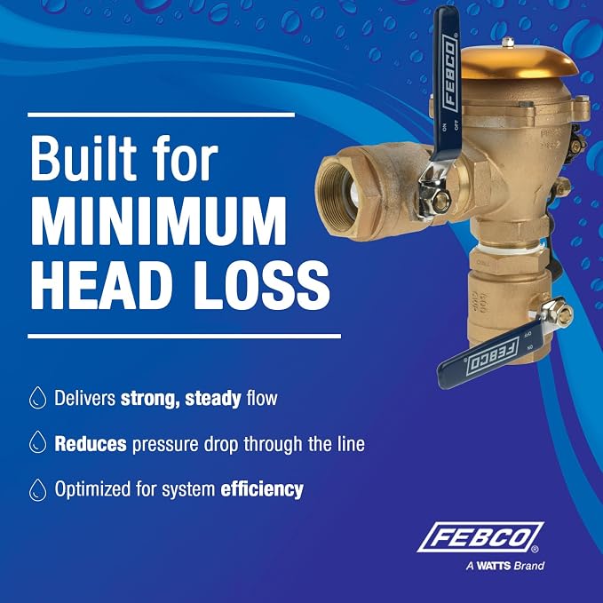 Febco 765 Series 1-1/2" Bronze Pressure Vacuum Breaker Backflow Preventer - Image 2