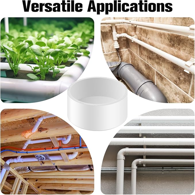 20 Packs 1-1/2 Inch PVC Pipe End Cap, Fits 1.9" OD Schedule SCH40 Furniture - Image 5