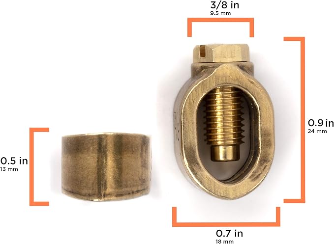 THE CIMPLE CO 3/8" Copper Grounding Clamps - Image 2