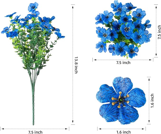 Artificial Flowers for Outdoor Indoor Garden Home Decoration, Faux Flower Daisy - Image 4