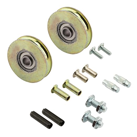 Prime-Line D 1797 1-1/2 In. Patio Roller Kit | 2 Pack by Prime-Line