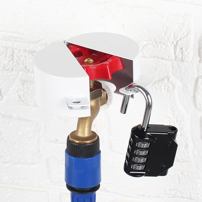 Gate Valve Locking Device Metal White, no Installation Required, Can Prevent - Image 7