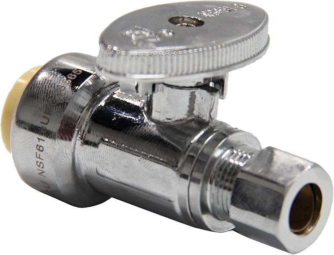 2PACK EFIELD Push Fit Straight Stop Valve - Image 2