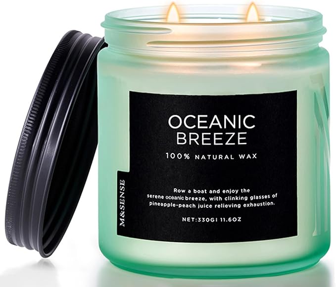 M&SENSE Oceanic Breeze Scented Candles by MSENSE