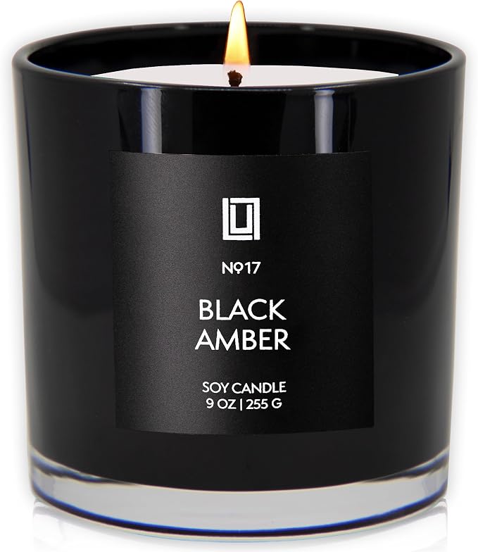 Lulu Candles | Warm Amber Candle | Luxury Scented Soy Jar Candle | Hand Poured - Image 2