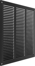 12 x 12 Inch Black Galvanized Steel Return Air Register Vent Cover, AC Vent by ECOPROVENT