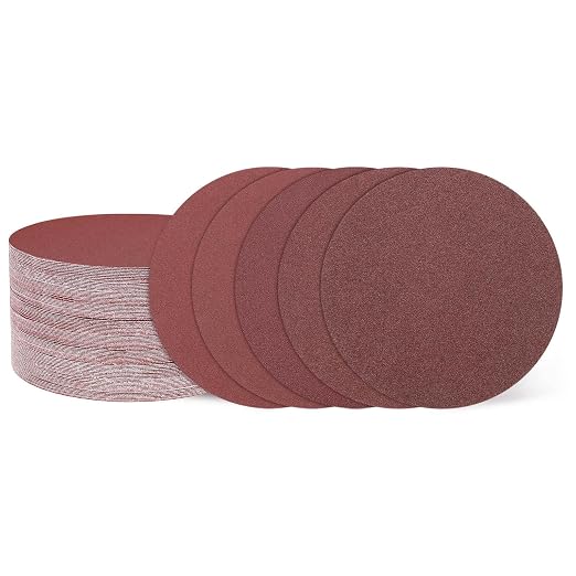 HARFINGTON 30Pcs 6Inch Sanding Disc Hook & Loop Sandpaper Aluminum Oxide | by HARFINGTON
