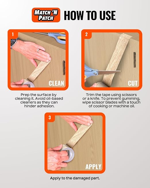MATCH 'N PATCH Wood Grain Repair Tape - Image 5