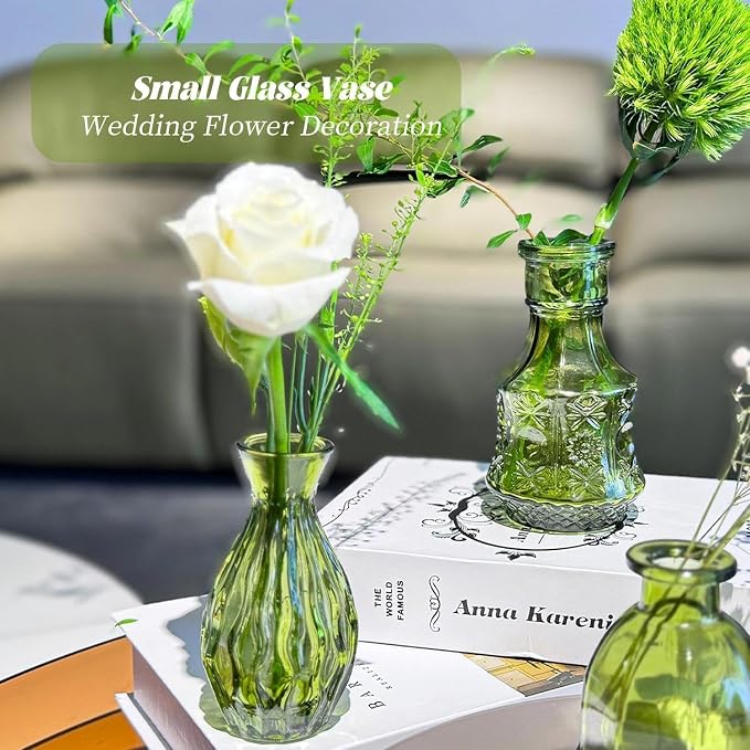 Mini Bud Vases Centerpieces for Tables, Small Flower Vases Suitable for - Image 7