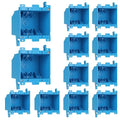 Old Work Electrical Outlet Box 2 Gang 25 Cubic Inches 12 Pack Blue | by Unknown