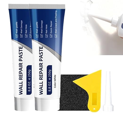 2PCS Drywall Repair Kit with Scraper, Wall Repair Paste Tube Kit with Scraper by Unknown