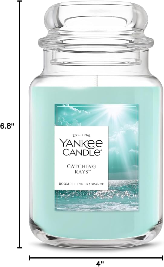 Yankee Candle Catching Rays Scented Candle, 22oz Large Jar - Image 9