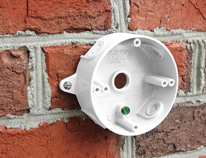 Sigma Engineered Solutions 143854 Round Metal Electrical Outlet Box, - Image 4