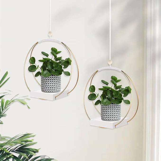 hismocal 2 Pack Hanging Planter Holder - Image 2