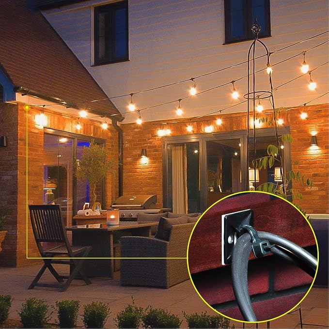 XHF 500 PCS 3/4" Black Self Adhesive Cable Zip Tie Mounts Wire Cable Clips - Image 5