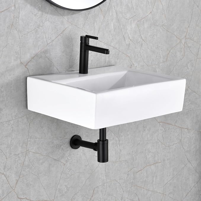 Bathroom Sink Stopper P-Trap Complete Set Adjustable 1-1/4 Bottle Trap Solid - Image 2