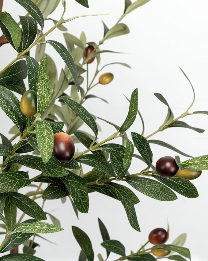 5FT Artificial Olive Tree Indoor Tall Faux - Image 5