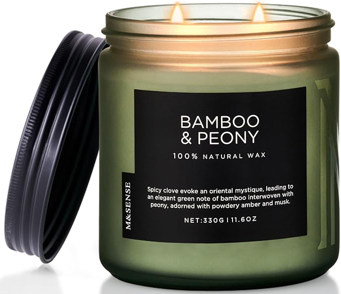 M&SENSE Bamboo Peony Scented Candles by MSENSE