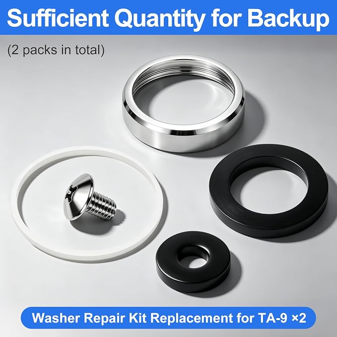 2 Pack TA-9 Washer Repair Kit, Compatible - Image 5