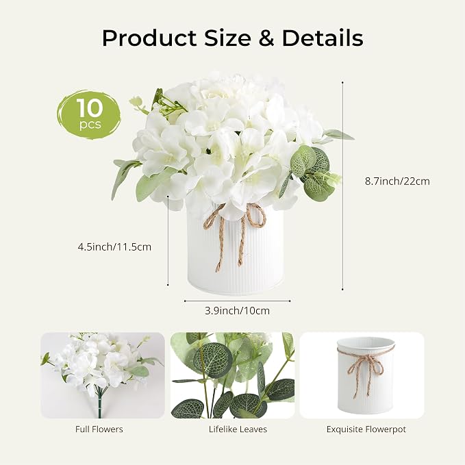 Auihiay 10PCS Flower Centerpieces - Image 6
