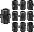 10 Pieces Double Female Pipe Thread Head Pipe Riser, Drip Irrigation 1/2 Inch x by Unknown