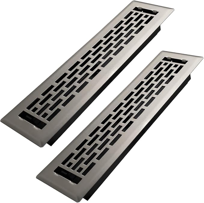 Howeall 2x12 Inches 2 Pack Heavy Duty Walkable Floor Register by Howeall