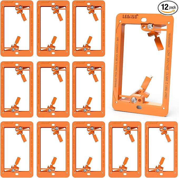 12 Pcs Low Voltage Mounting Bracket by LEENUE