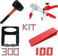 4-in-1 Tile Leveling System Kit, including tile spacers, reusable wedges by Unknown