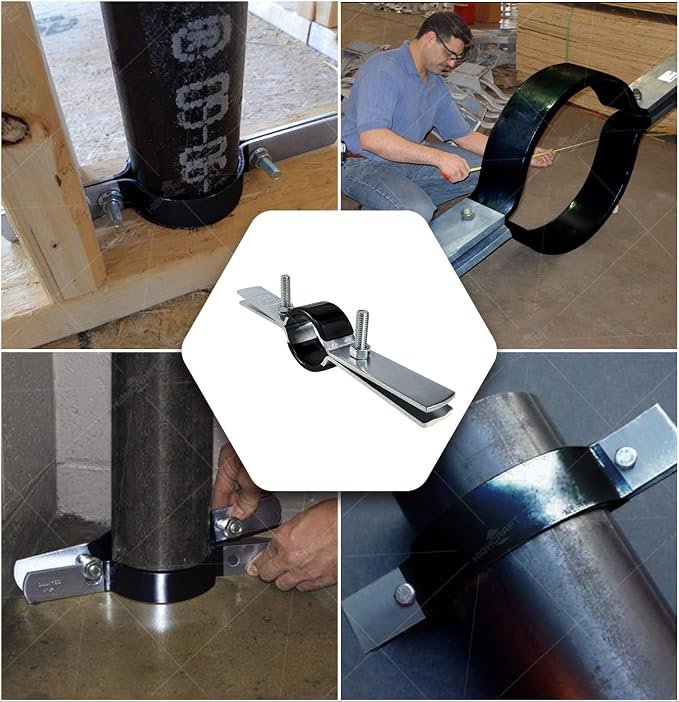 Highcraft DMST-Q212 Riser Clamp; Vertical Pipe Hanger - Image 4
