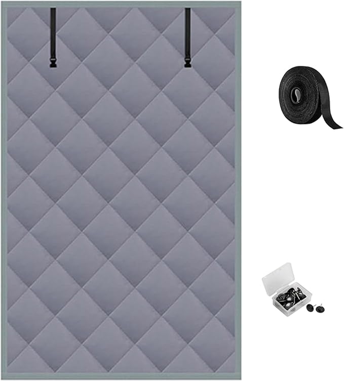 Window Insulation Kit, 3 Layers Oxford Fabric Panels and Cotton Filling by EnouTech