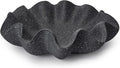 Scalloped Decorative Bowl Home Decor, 12.6" Shell Ruffle Fruit Bowl | Modern by KEWOOL