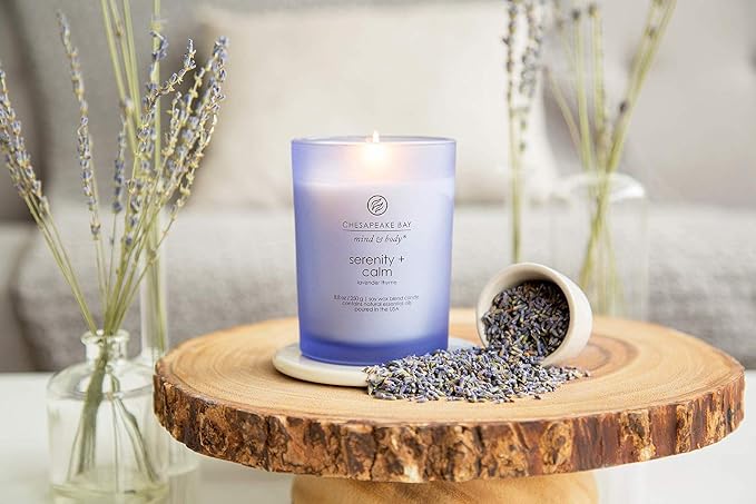 Chesapeake Bay Candle Medium Jar Scented Candle Serenity + Calm Home Décor - Image 4