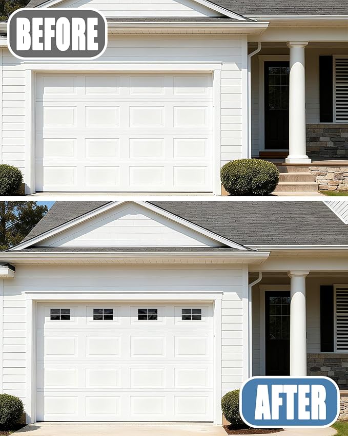 16PCS Magnetic Windows for Garage, Faux Windows kit for 1 car, 6 x 4 in | - Image 6