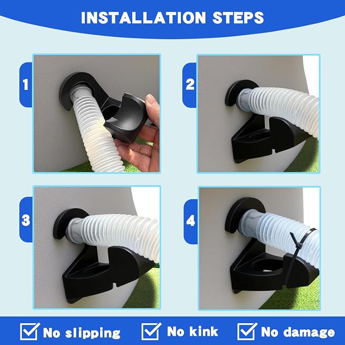 2Pcs Swimming Pool Pipe Holders, Pool Accessories, Pool Hoses - Image 5