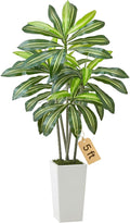 VEVOR Artificial Dracaena Tree 5 ft, Fake Palm Tropical Plants by VEVOR