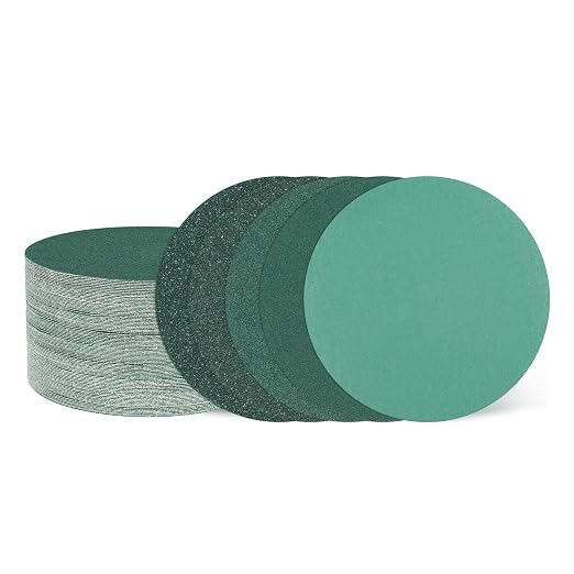 HARFINGTON 50Pcs 3Inch Sanding Disc Hook & Loop Green Zirconia | by HARFINGTON