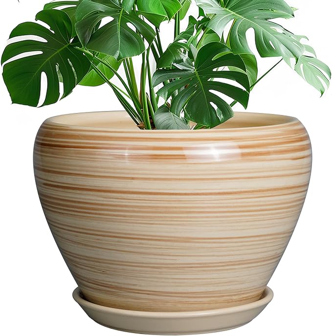 Ceramicfor Ceramic Pot for Plant 10 Inch by Ceramicfor
