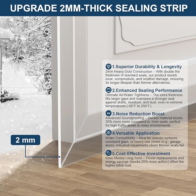 Elvone Weather Stripping Door Seal - Image 8