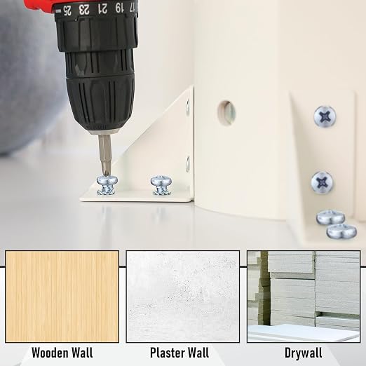 Blulu 200 Pcs Drywall Anchors 1/4 x 1-1/2 Inch Pan Head Alloy Steel Light Wall - Image 5