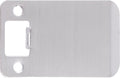 Round Corner Extended Lip Strike Plate, 2-1/4" x 3", Satin Chrome by StoneHarborHardware