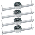 Therwen 4 Pcs Adjustable Fan Electrical Box Brace 14.2 Inches Long Silver by Therwen