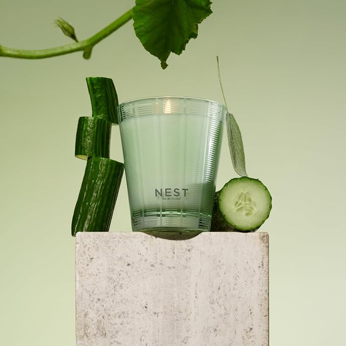 NEST New York Scented Classic Candle, Cucumber & White Sage - Image 2