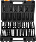 VEVOR Impact Socket Set, 1/2" 19 Piece Impact Sockets, Deep Socket, 6-Point by VEVOR